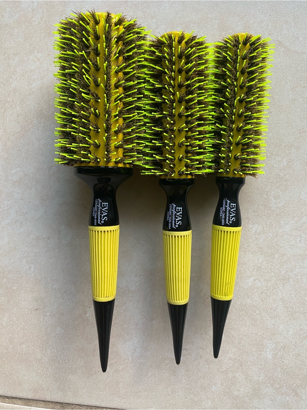 Brazilian Eva’s Professional Boar Bristle REAL Round Brush Hair Styling